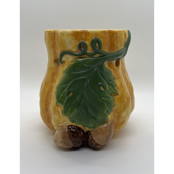 Yankee Candle Other - Yankee Candle Gourd Pumpkin Tart‎ Warmer Thanksgiving Autumn Fall Ceramic-No Lid